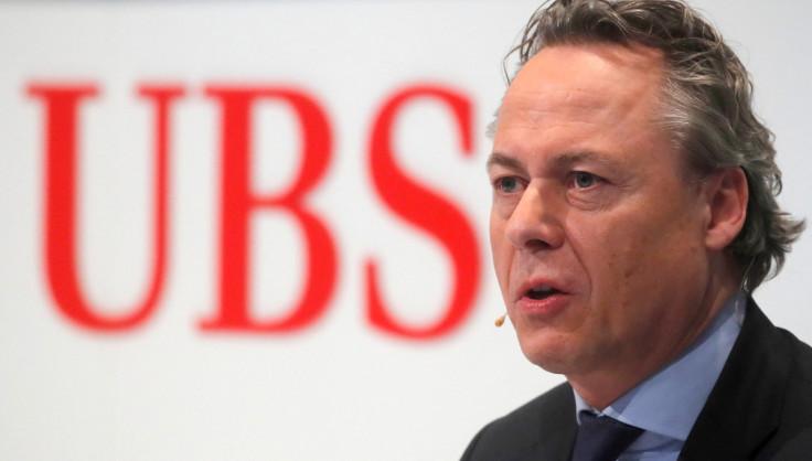 Der designierte neue CEO Hamers der Schweizer Bank UBS spricht auf einer Pressekonferenz in Zürich