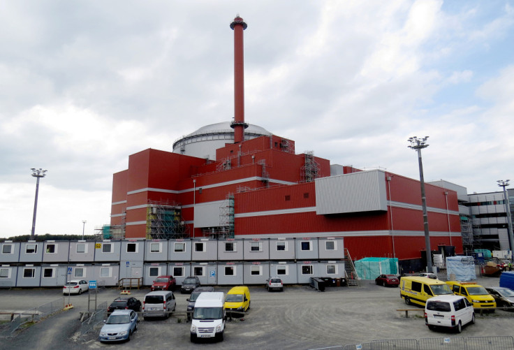 Eine allgemeine Ansicht des unvollendeten Kernreaktors Olkiluoto-3 in Eurajoki