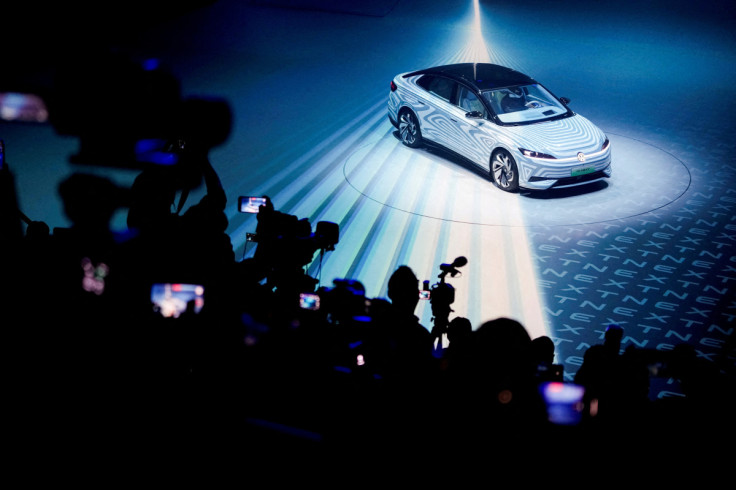 Volkswagen präsentiert im Vorfeld der Shanghai Auto Show die neue Elektrolimousine ID.7