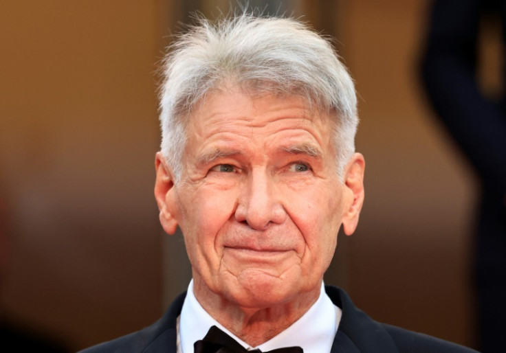 Der US-Schauspieler Harrison Ford kommt zur Vorführung des Films „Indiana Jones und das Zifferblatt des Schicksals“