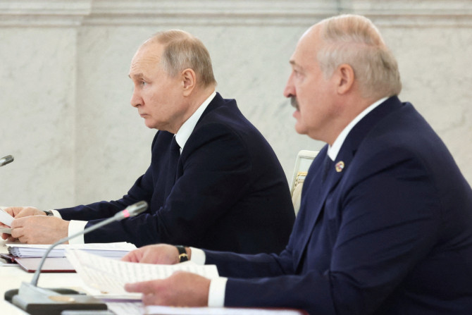 Eine Sitzung des Obersten Staatsrates des Unionsstaates Russland und Weißrussland in Moskau