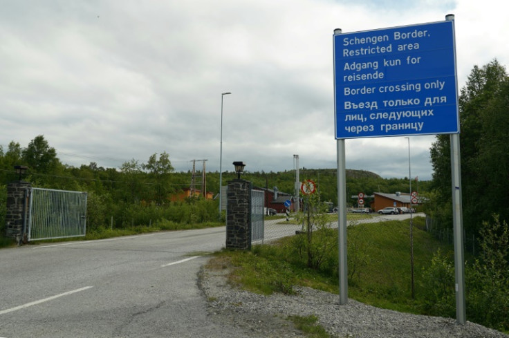 Die norwegisch-russische Grenze bei Storskog