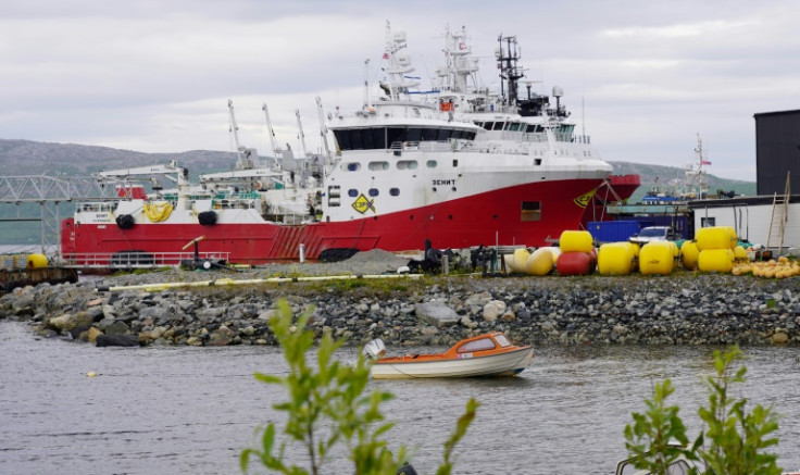 Doppelrolle? Ein russisches Fischerboot liegt im Hafen von Kirkenes, Norwegen