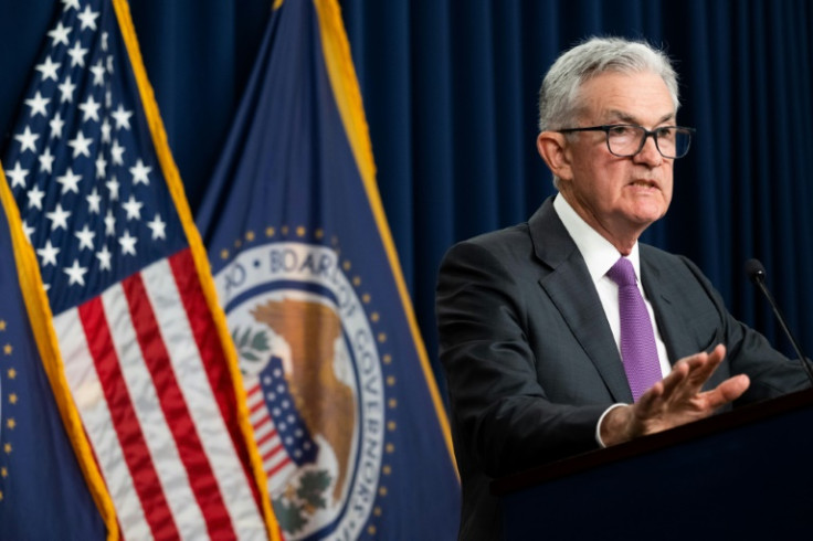 Jerome Powell, Vorsitzender des Federal Reserve Board, spricht im Anschluss an eine Sitzung des Offenmarktausschusses der Federal Reserve im Juli 2023